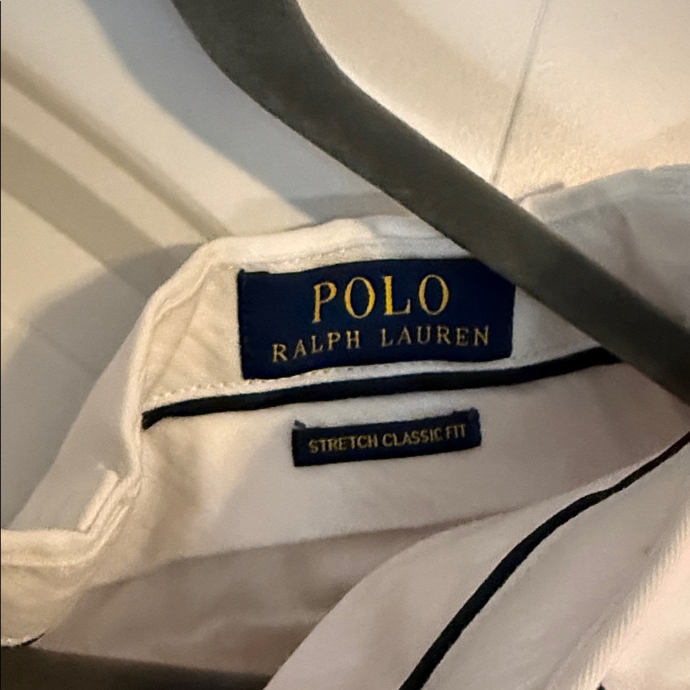 Polo by Ralph Lauren White Embroidered Polo Player Flat Front Shorts - Picture 2 of 14